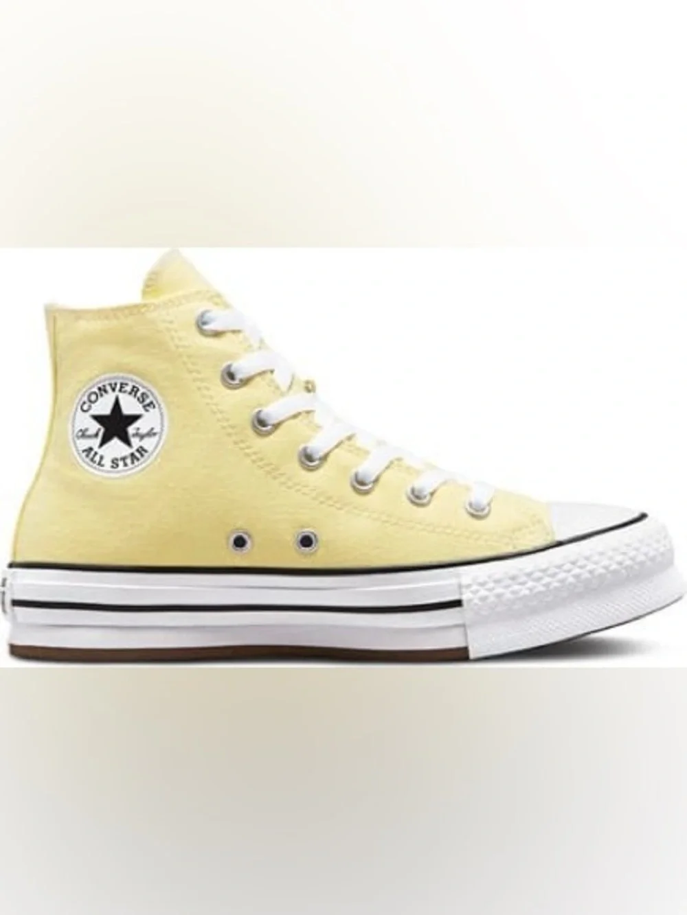 Kids' Chuck Taylor All Star Lift High Top Sneaker Big Kid Color: Yellow/White